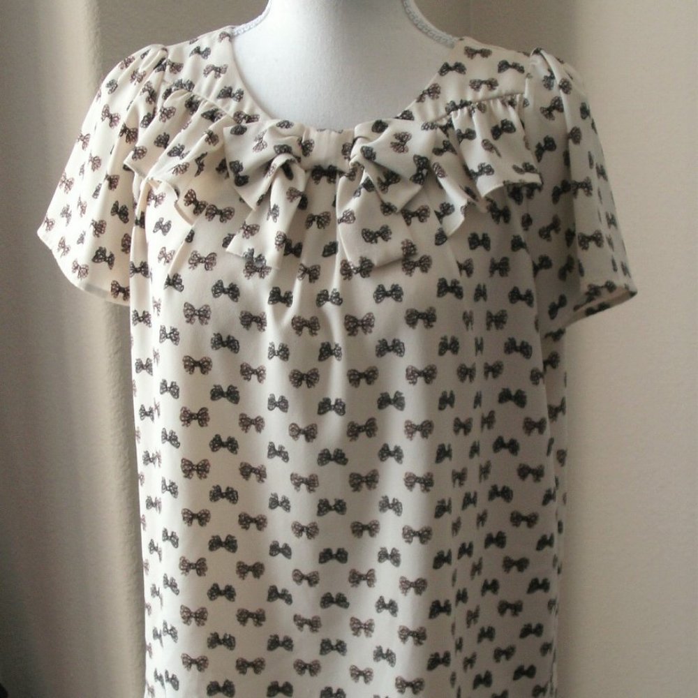 J. Crew Bow Top